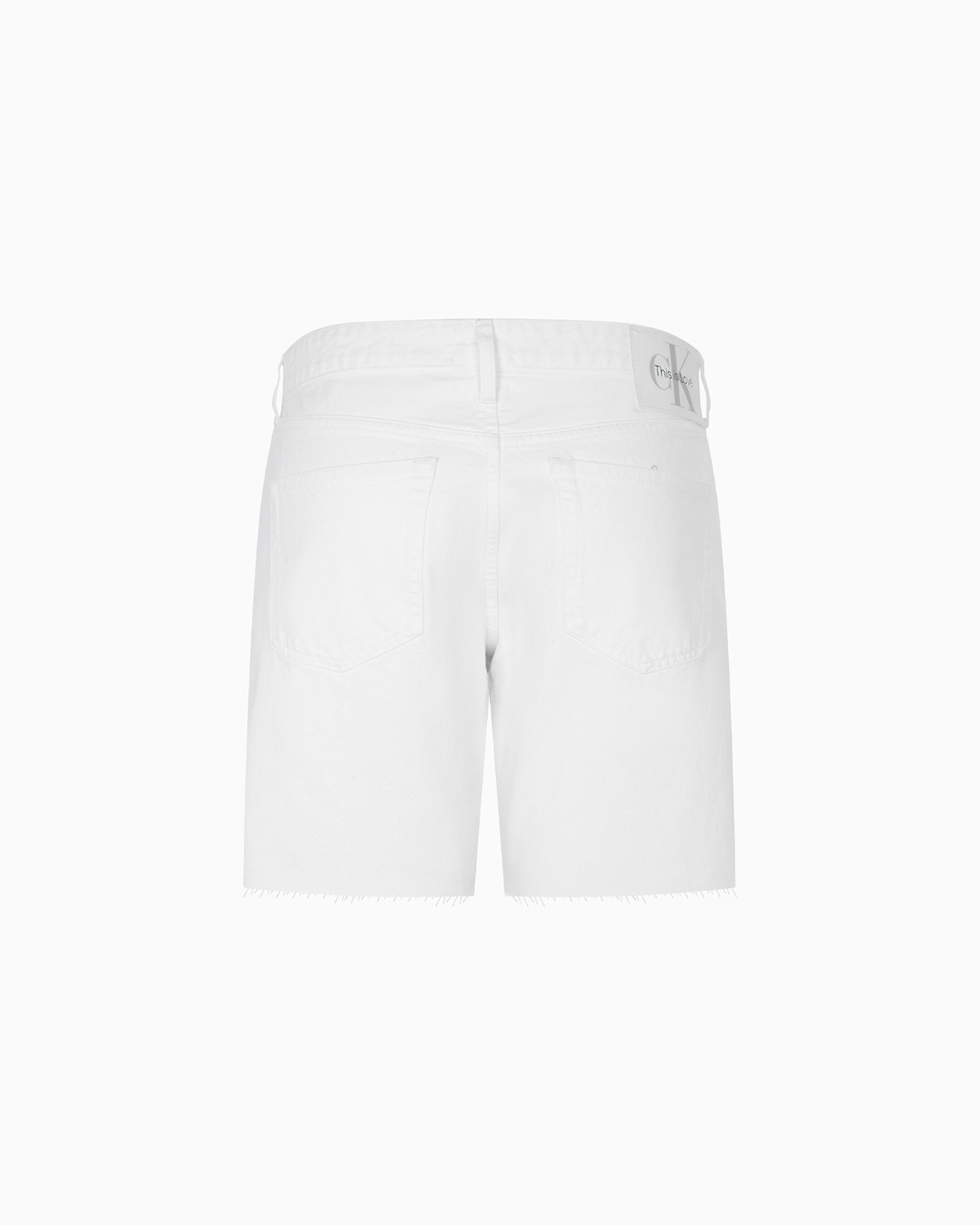 White on sale denim shorts