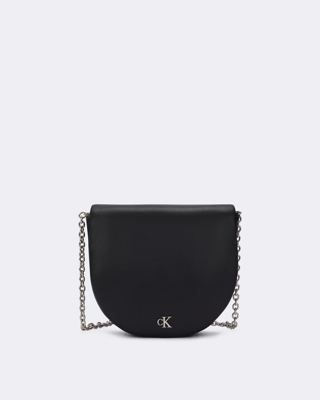 Micro Mono Chain Saddle Bag | black | Calvin Klein Singapore