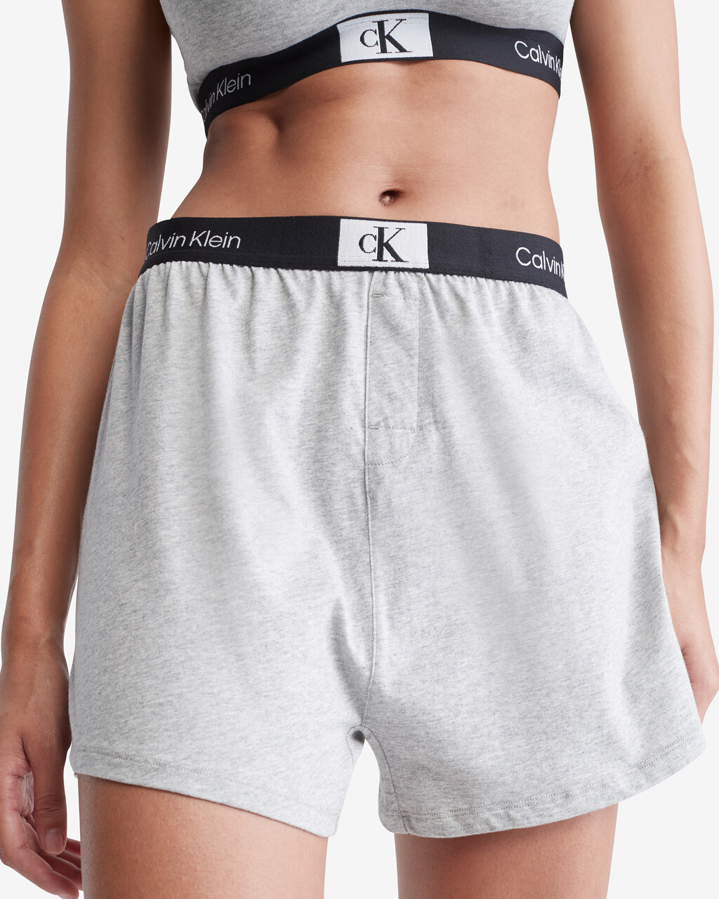 to manage Nature Towards Calvin Klein 1996 Sleep Shorts | grey | Calvin Klein Singapore