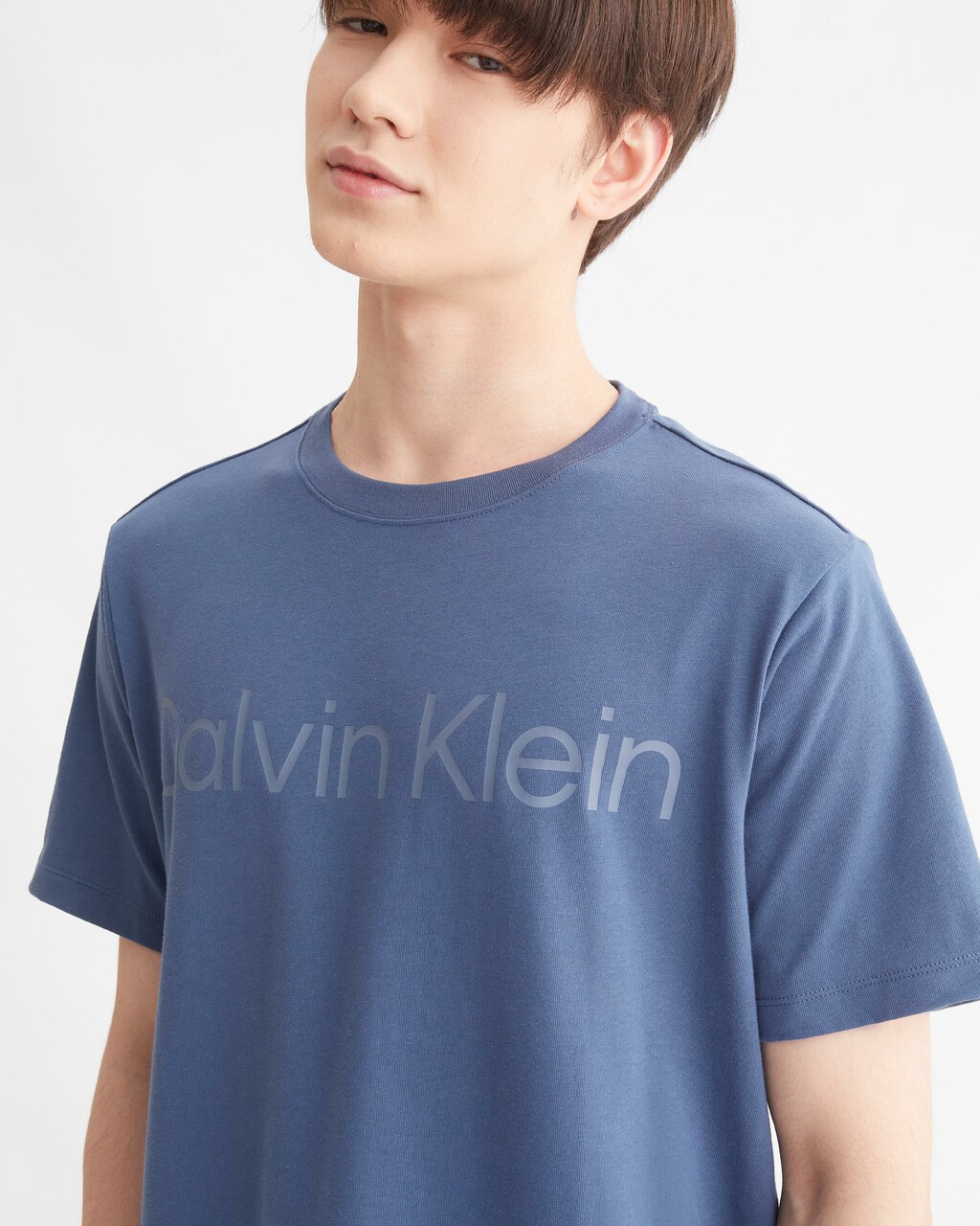 ESSENTIALS LOGO GRAPHIC TEE, CRAYON BLUE, hi-res