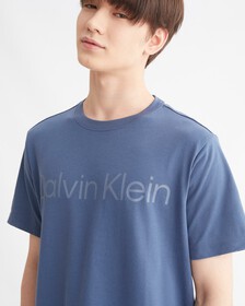 ESSENTIALS LOGO GRAPHIC TEE, CRAYON BLUE, hi-res
