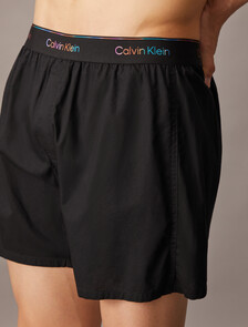 100% Cotton Pride Boxer, Black, hi-res