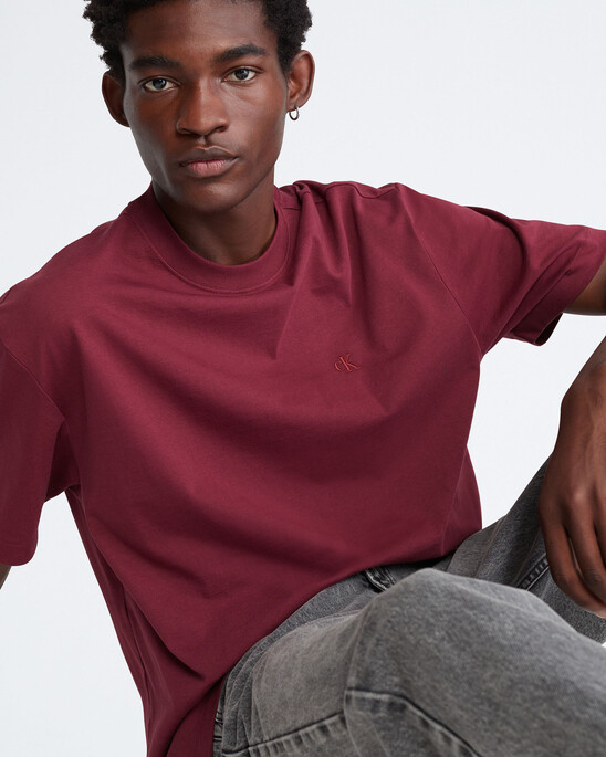 Calvin Logo Crew Neck Tee