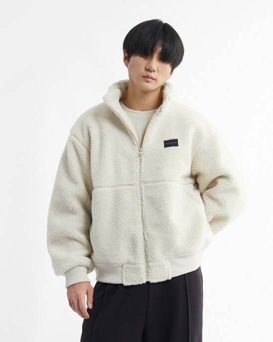 RECYCLED SHERPA FLEECE JACKET