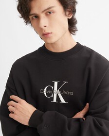 ARCHIVAL MONOLOGO SWEATSHIRT, Ck Black, hi-res