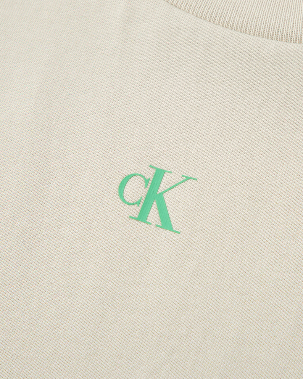 MONOGRAM BOXY TEE, Eggshell, hi-res