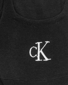WOMEN'S LOGO EMBROIDERED LINER, COLOR 001, hi-res