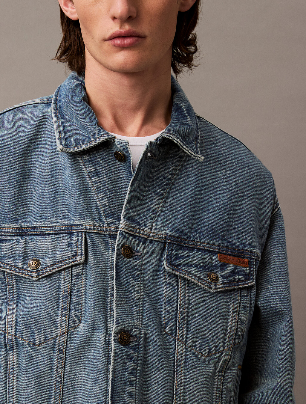 90s Trucker Jacket, CK NO06, hi-res