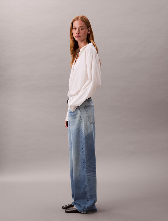 90's Low Rise Baggy Jeans