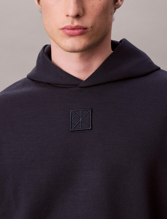 Stretch Wool Blend Hoodie
