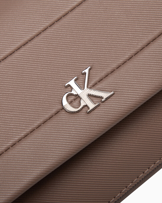 Minimal Monogram Wallet With Strap