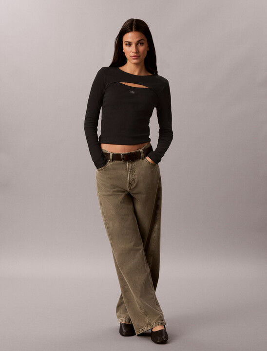Cut-Out Rib Top