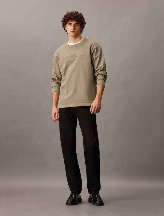 Institutional Logo Long Sleeve Tee