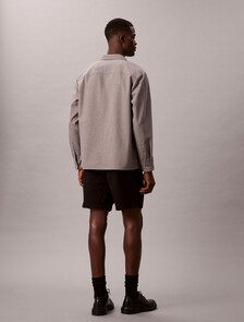 Cotton Pull On Short, Black, hi-res