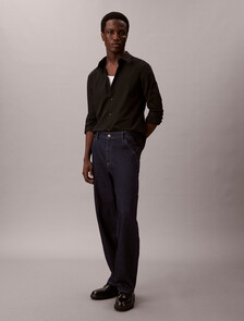 Tech Stretch Slim Shirt, Black, hi-res