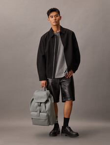All Day Flap Backpack, Formal Gray, hi-res