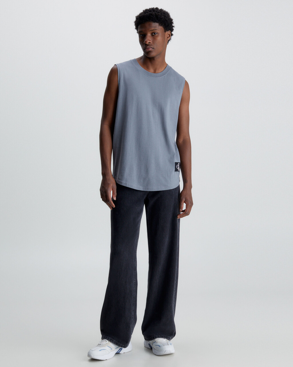 ORGANIC COTTON TANK TOP, Overcast Grey, hi-res