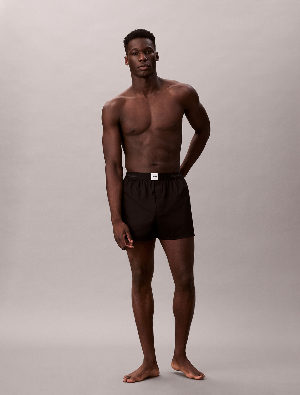 Slim Fit Boxers - Icon logo, Black, hi-res