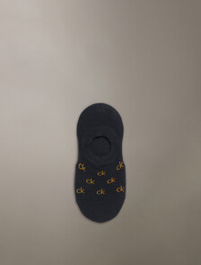 Monogram Liner Sock, BLACK, hi-res