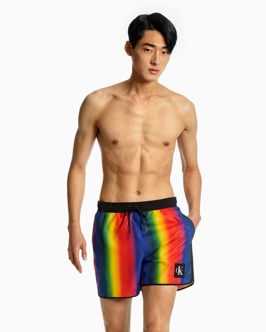 CK One Runner Print Medium Shorts