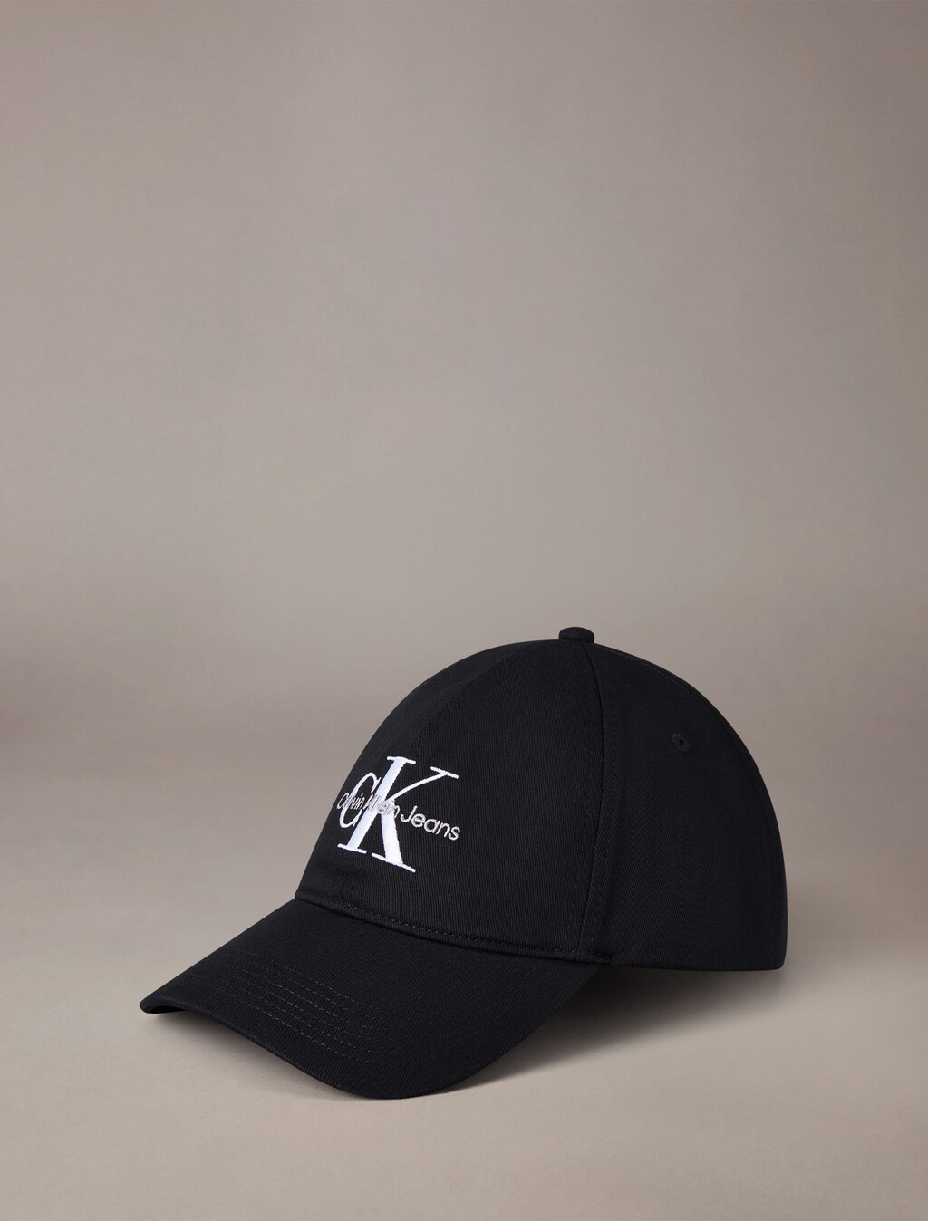 Twill Logo Cap, Black, hi-res