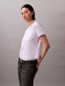 Pride Lovers In Graphic Baby Tee, Lilac Flower, hi-res