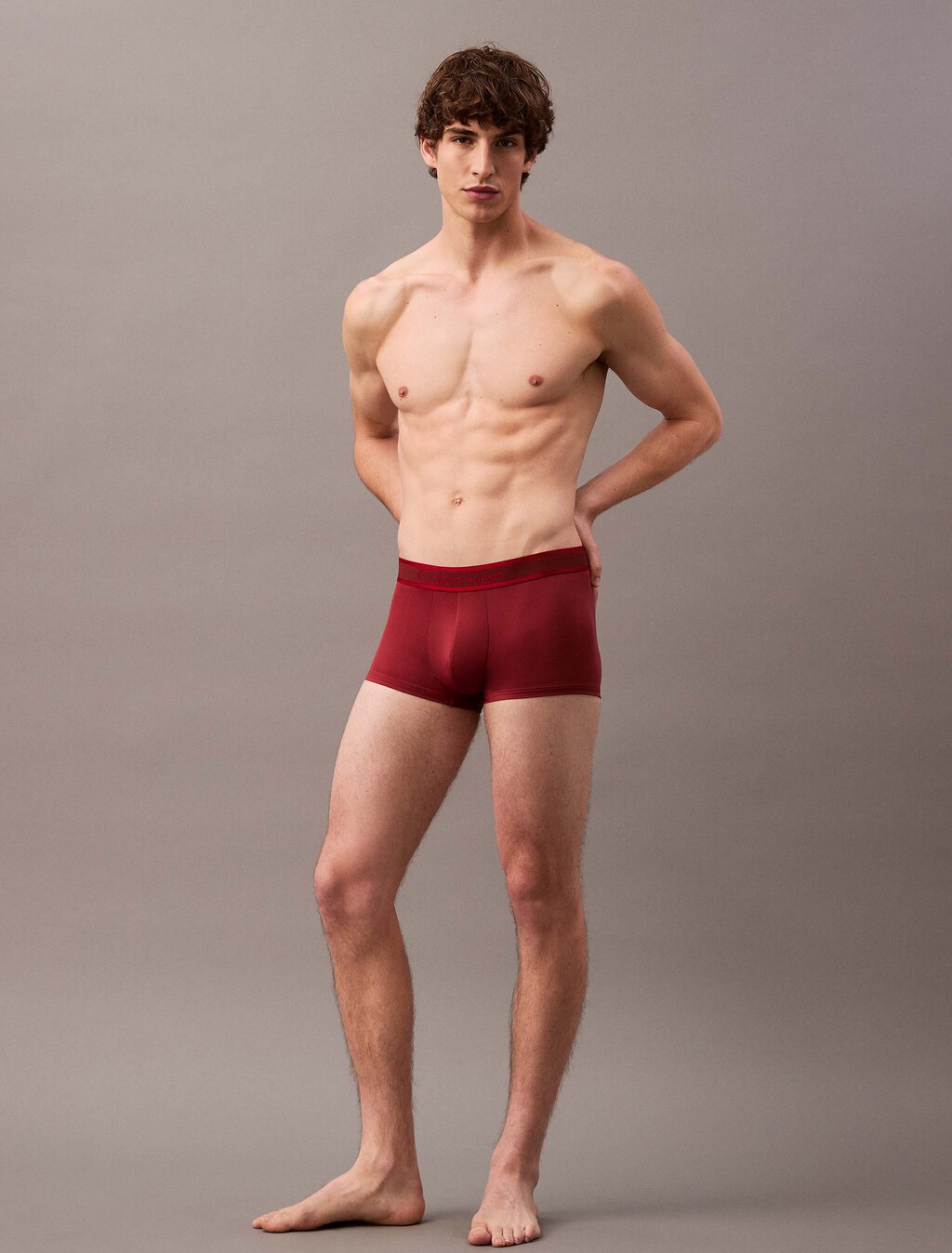 Tonal Logo Low Rise Trunk, Syrah, hi-res