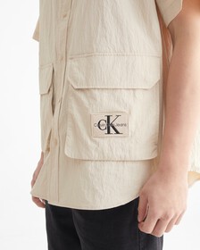 ICONIC UTILITY SHIRT, Classic Beige, hi-res