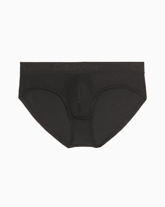 Ck Black Cotton Hipster Briefs