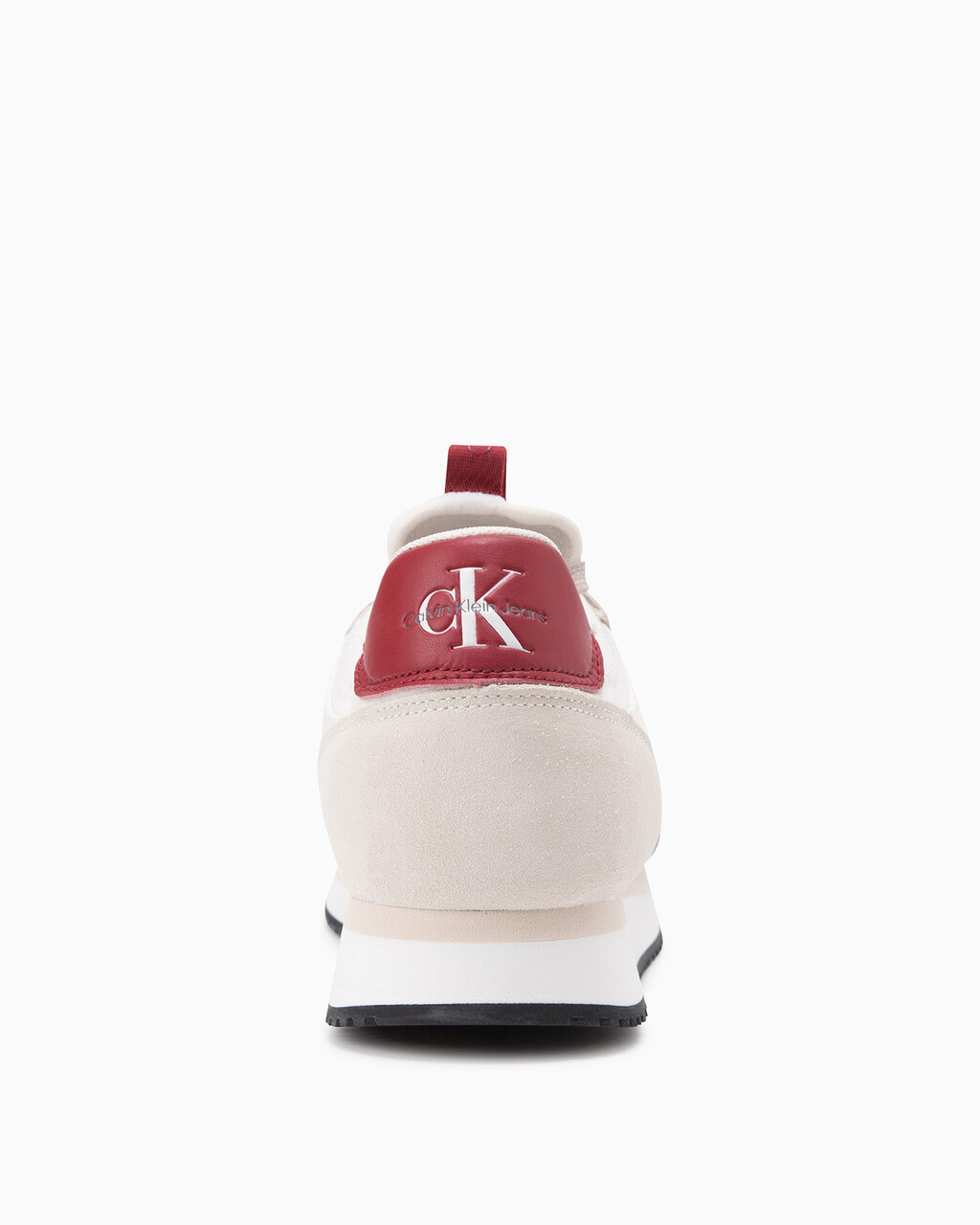 SUEDE COLOR BLOCK TRAINERS, Ancient White/Merlot, hi-res