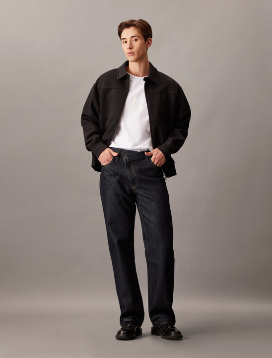90s Straight Asymmetric Jeans