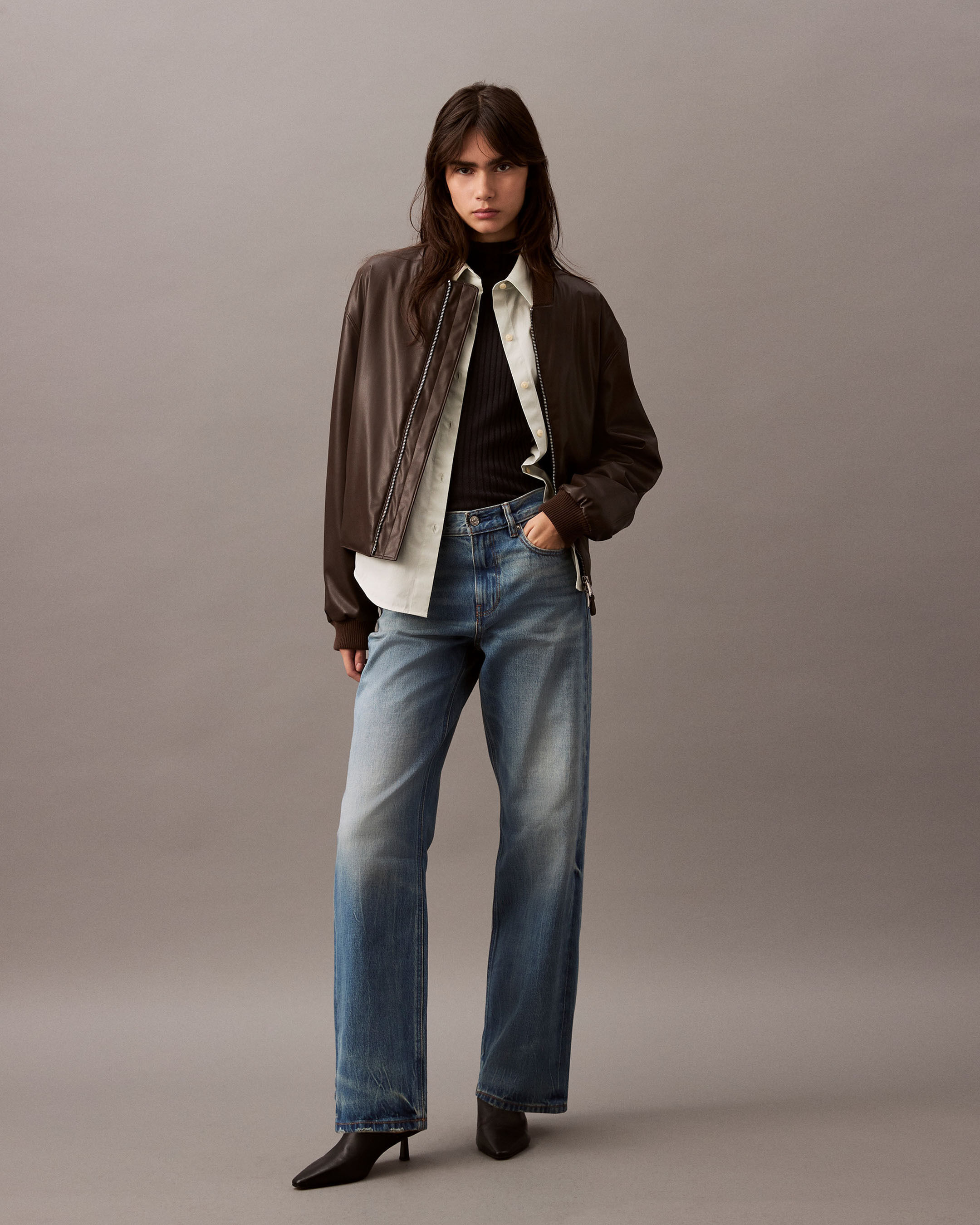 90s Loose Fit Jeans | blue | Calvin Klein Singapore