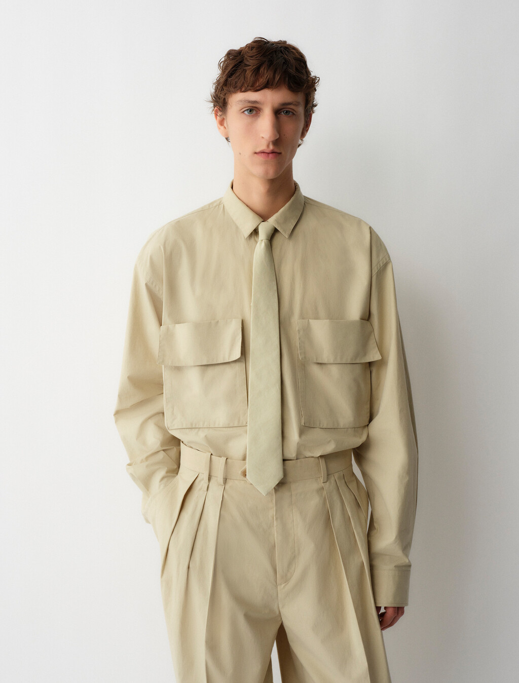 Cornelius Button-Down Shirt, Eucalyptus, hi-res