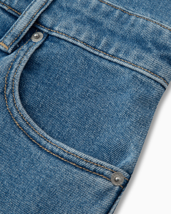 RECONSIDERED DENIM SHORTALLS