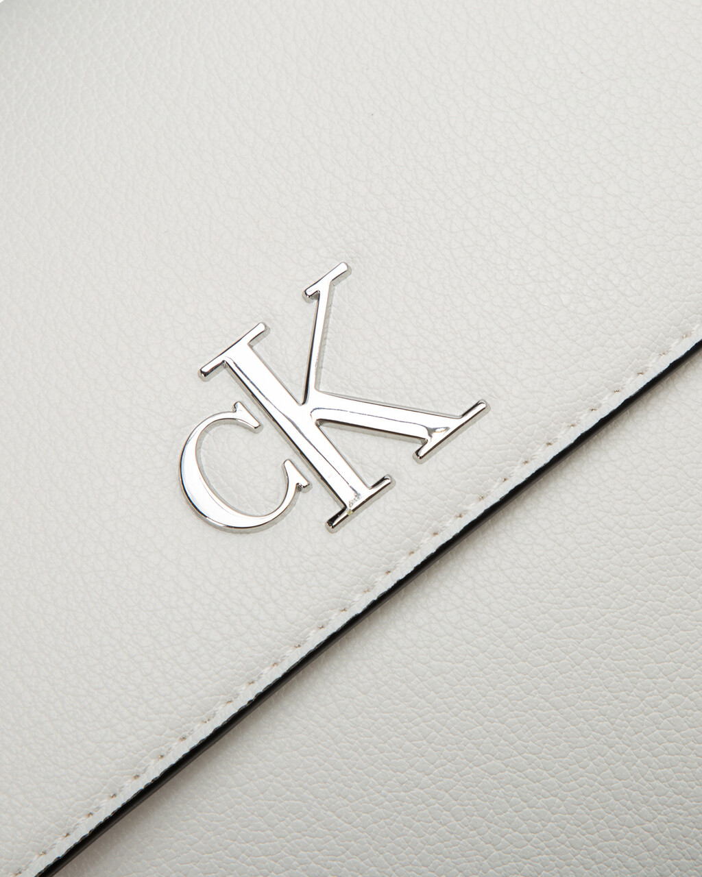 CKJ Minimal Monogram Saddle Bag, BRIGHT WHITE, hi-res