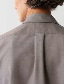 Sophie Button-Down Shirt, Melange Dove, hi-res