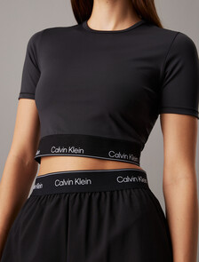 Modern Sport Cropped Tee, /Black, hi-res