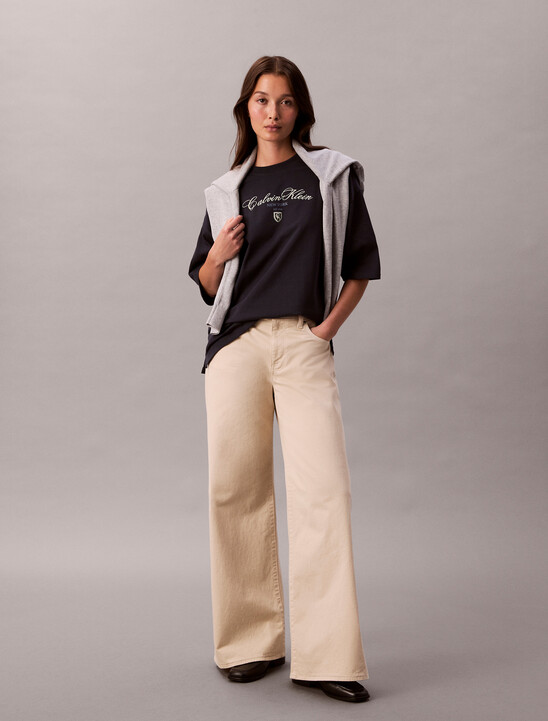 Script Logo Graphic Relaxed T-Shirt