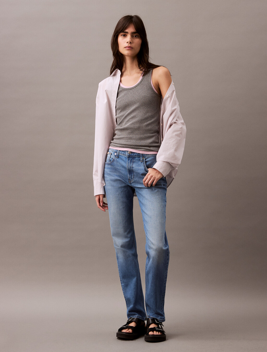 37.5 Mid Rise Slim Jeans, BLUE KLEIN, hi-res