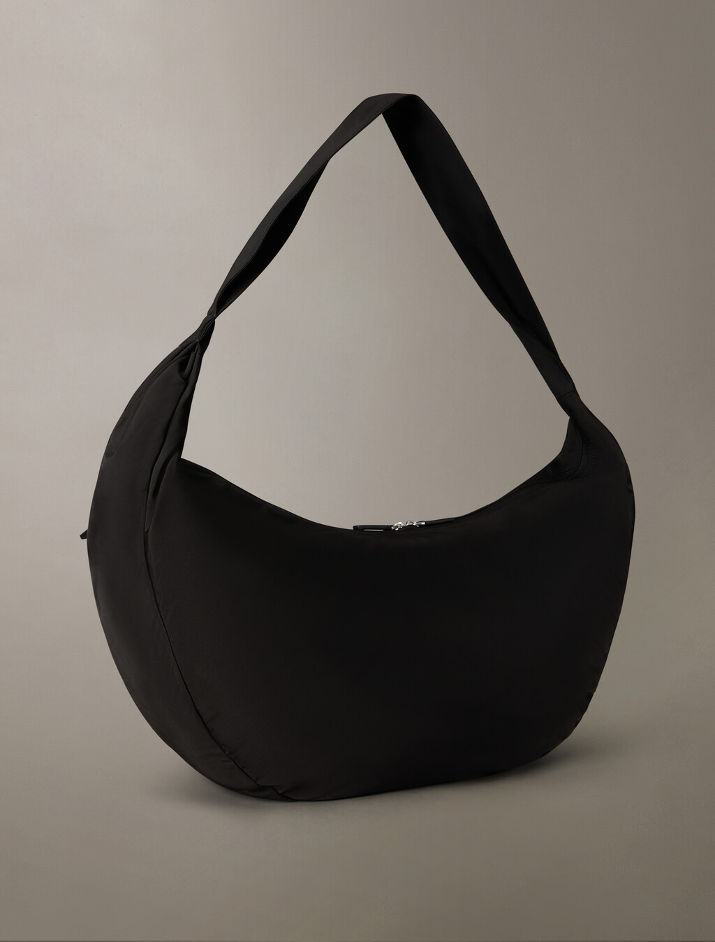 Pinched XL Hobo Bag, Black, hi-res