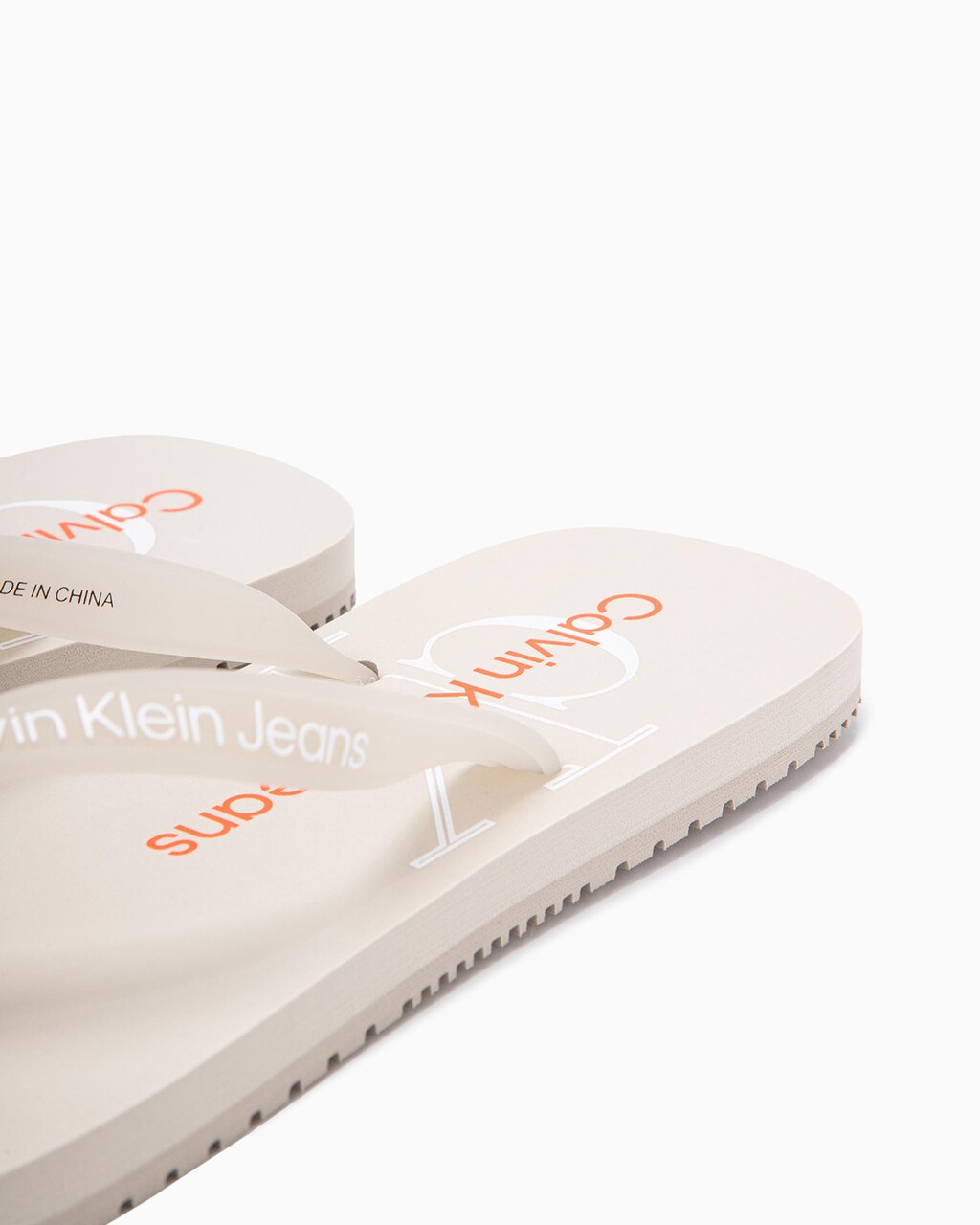 MONOGRAM FLIP FLOPS, Eggshell, hi-res