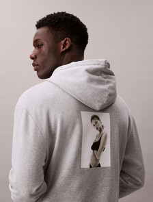 Kate Moss Fleece Graphic Hoodie, Heroic Grey Heather, hi-res