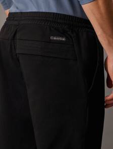 Essentials Slim Drawcord Chinos, Ck Black, hi-res