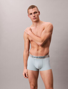 Brushed Microfiber Stretch Low Rise Trunk, Gentle Aqua, hi-res