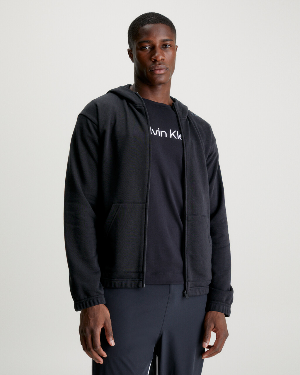 Cotton Terry Hoodie, BLACK BEAUTY, hi-res
