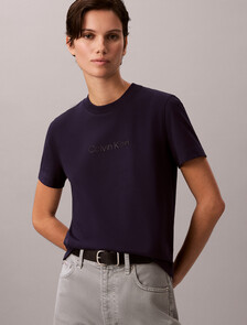 Cooling Jersey Crew Tee, Evening Blue, hi-res