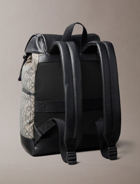 Water Repellent Logo Jacquard Backpack