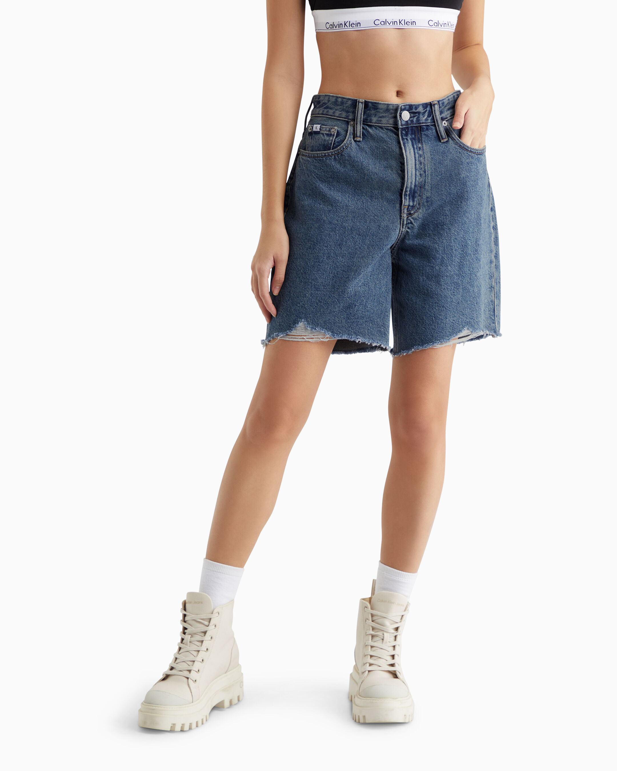 Sustainable Mom Denim Shorts