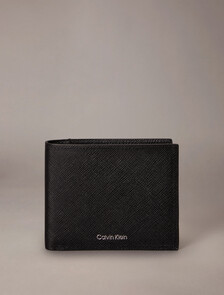 Refined Nappa Billfold Wallet, Black, hi-res