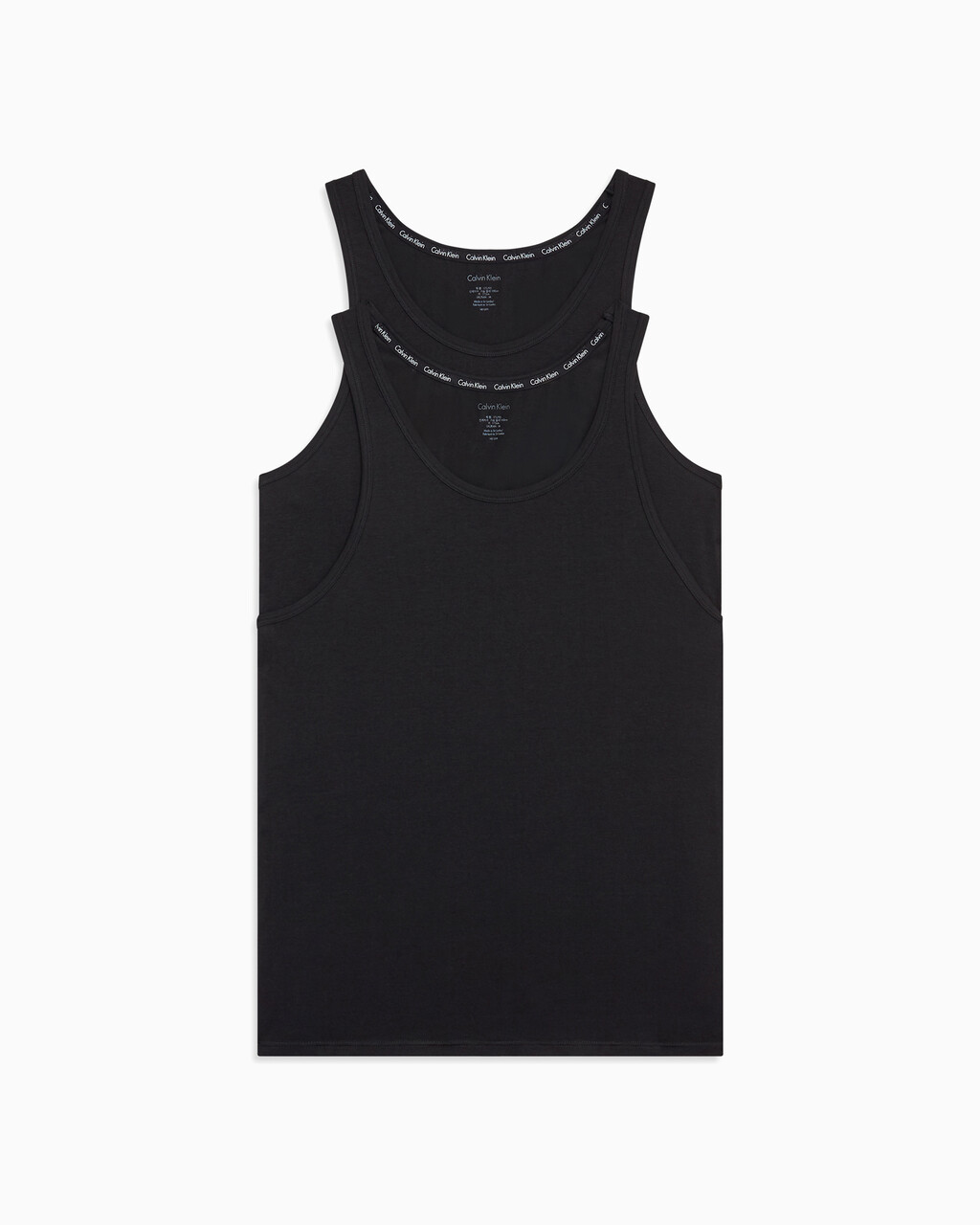 Calvin Klein 2-Pack Modern Cotton Stretch Tank Tops - Black